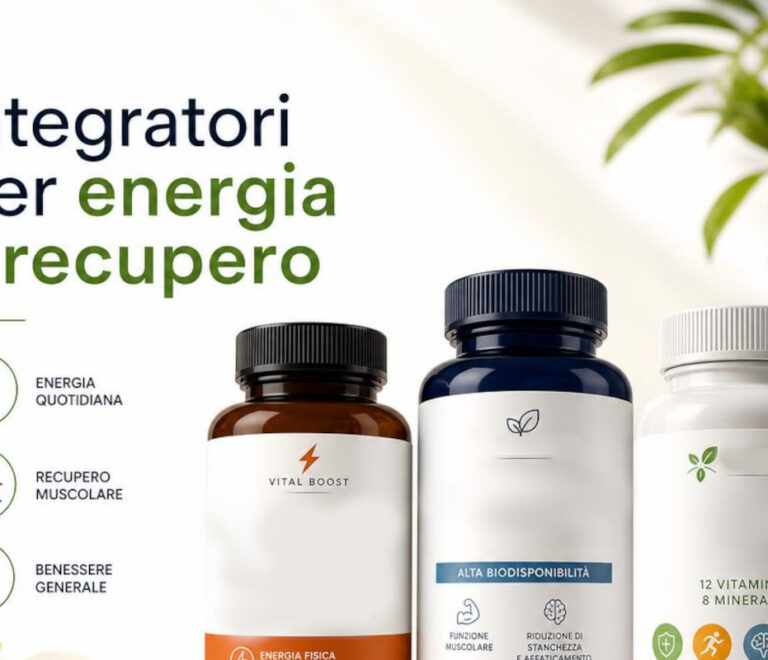 Integratori per energia e recupero